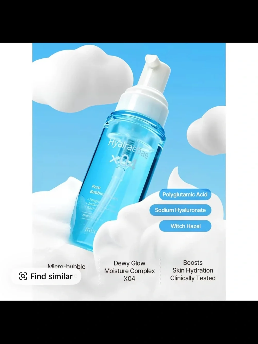 Hyal 4X Pore Blur Duo | Pore Bubble Serum + Blurring Cream with Niacinamide Set